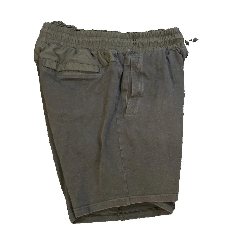 NIKE Sportswear cotton Lightweight Fleece Shorts Men's Medium Black cargo